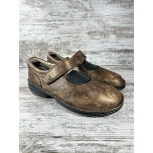 Women's Finn Comfort Laval Brown Leather Mary Jane Shoes Sz EUR 37/US 6.5 EUC!